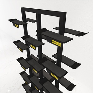 Estantería de exhibición de <span class=keywords><strong>tienda</strong></span> de zapatos deportivos de alta calidad, Base antideslizante, estante de zapatos de doble cara, estante de exhibición de Metal para zapatos de exhibición - Product Image 4