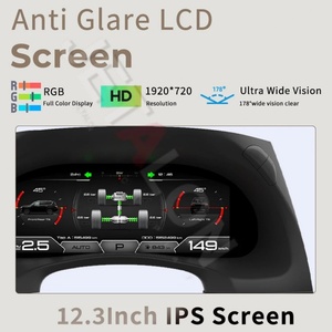 For Land Cruiser Prado 2010-2023 LCD Instrument <b>Digital</b> Dashboard Panel Cluster GPS Speedometer Virtual Cockpit Tachometer <b>Clock</b> - Product Image 6