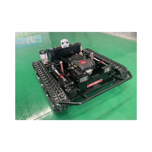 Gasoline <b>Remote</b> <b>Control</b> Crawler Lawn Mower 800mm Cutting Width 608cc Engine for Orchard Hillside Grass Cutting - Product Image 5