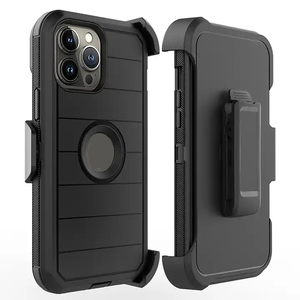 Étui de téléphone robuste multi-couches, résistant aux chocs, de qualité supérieure, avec clip de <span class=keywords><strong>ceinture</strong></span> pour <span class=keywords><strong>iPhone</strong></span> 15 14 <span class=keywords><strong>Pro</strong></span> Max 13 - Product Image 2