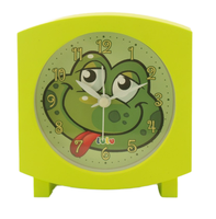 Grenouille imprimé mignon temps d'apprentissage enfants réveils alimentés par batterie petits réveils enfants réveil