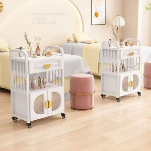 Rolling Salon Trolley Cart Mobile <b>Tool</b> <b>Storage</b> Rack Hair & Nail Salon <b>Cabinet</b> Furniture - Product Image 6
