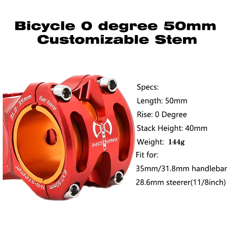 TOSEEK 31.8mm Carbon Stem MTB Road Bicycle 10/17/25/35 Degree 1-1/8" Threadless