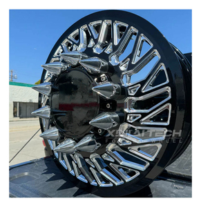 Rines de Camioneta Negros Personalizados XINLAI, Forjados, de 10 Birlos, para Ford F450 F550, 28 Pulgadas, 10x225 - Product Image 1