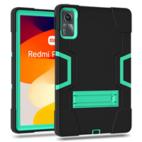 Étui antichoc pour Redmi Pad SE 11 avec support pliable, silicone + PC, design fin et robuste, adapté aux enfants, pour l'extérieur, OEM ODM