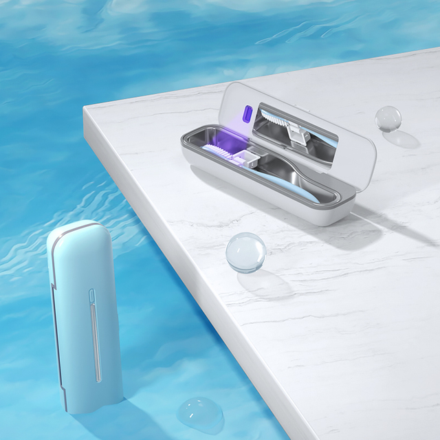 Professional Factory Wholesale Portable Rechargeable Ultrasonic Washing UV Toothbrush case