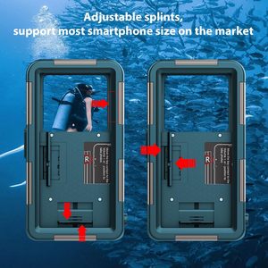 Étui étanche universel <span class=keywords><strong>pour</strong></span> téléphone portable de plongée sous-marine et de snorkeling, motif animal, protection 360°, bouton de volume droit - Product Image 5