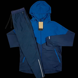 Ensemble coupe-vent vintage Naier pour homme, couleurs réfléchissantes et néon, survêtement deux pièces style Peep Show - Product Image 1