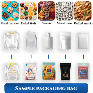 Tự động đa đầu đứng lên Dây Kéo Túi hạt Hạt hạt cà phê hạt PREMADE Pouch Túi máy đóng gói với Nitơ - Product Image 6