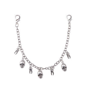 Skull And Tooth Pendant Shoe <b>Chain</b> For Martin <b>Boots</b> Halloween Decoration Unisex Zinc Alloy <b>Chain</b> Accessory - Product Image 5