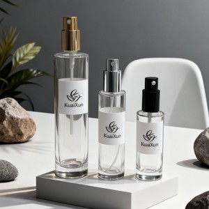 Refillable Luxury 100 ml 50ml 30ml Glass <strong>Purfume</strong> <strong>Bottle</strong> Custom Design Perfume <strong>Bottle</strong> with Box 50ml Custom logo - Product Image 2