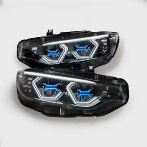 X6 Faróis para BMW 08-14 X5 E70 E71 faróis modificados atualização novos faróis de LED luzes diárias