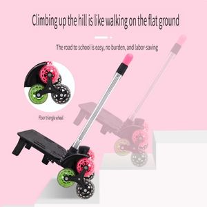 กระเป๋าเป้สะพายหลังแบบดึงสำหรับเด็กนักเรียนทำจากอลูมิเนียมอัลลอยด์ใช้งานได้อเนกประสงค์พร้อมที่จับ PP - Product Image 4