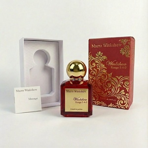 Envío Rápido, Perfume Masculino en Spray de 100 ml, Botella de Vidrio Roja y Blanca de Lujo, Aroma Amaderado Ámbar, Fragancia Duradera, Colonia al por Mayor - Product Image 4