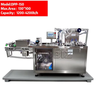 Machine d'emballage sous blister à grande vitesse pour PVC, PE, PET, entièrement automatique, pour lentilles de contact