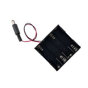 Tel ile OKY0250-2 12V AA pil kutusu durumda plastik geri 8 hücre AA pil tutucu - Product Image 5