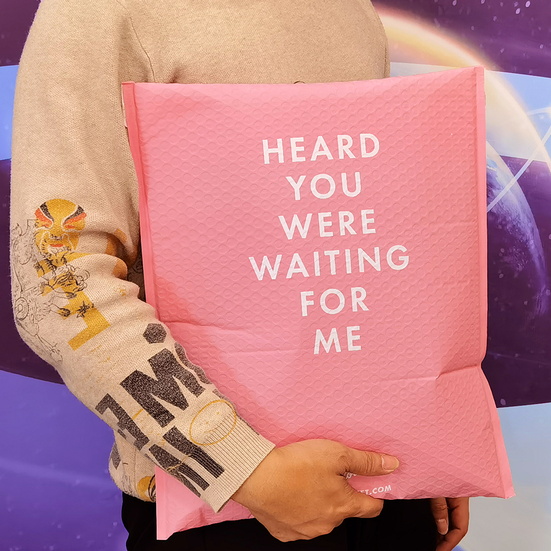 Изготовленный На Заказ конверт почтовые Co экструдированные уплотнения собственной личности цвета розового золота Розовый биоразлагаемые компост поли 10х13 с воздушно-пузырчатой плёнкой внутри из крафт-бумаги мешок