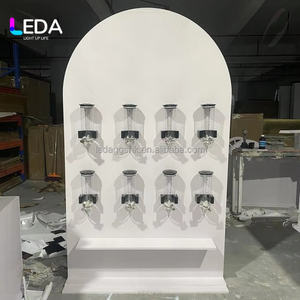 Soporte para Dispensador de Bebidas LEDA para Eventos, Decoración Floral para Bodas y Celebraciones - Product Image 1