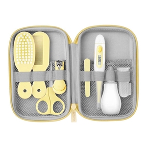<span class=keywords><strong>Ensemble</strong></span> de soins pour bébé personnalisé en 7 pièces, produits et kit de toilettage pour bébé avec kit de brosse à ongles, ciseaux pour nouveau-né - Product Image 5