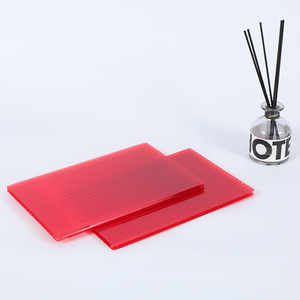 Lámina de <span class=keywords><strong>Policarbonato</strong></span> Transparente de Doble Capa, Lámina de PC de Pared Doble de 4 mm y 10 mm con Bloqueo UV, para Decoración de Techos - Product Image 5