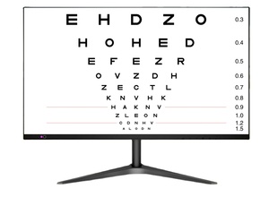 Monitor Oftalmológico Económico de 21.5 Pulgadas 2021, Tabla de Visión, Equipo Óptico para Pruebas de Visión, Tabla de Visión LED, Tabla para Optometristas - Product Image 5