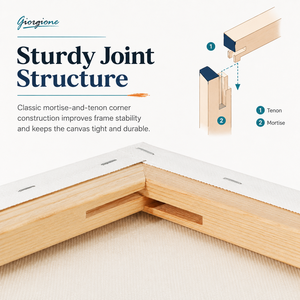 Giorgione Set di 2 Tele Pronte da Dipingere 40x50cm per Artisti, Studenti e Principianti, <span class=keywords><strong>Tela</strong></span> Stirata - Product Image 4
