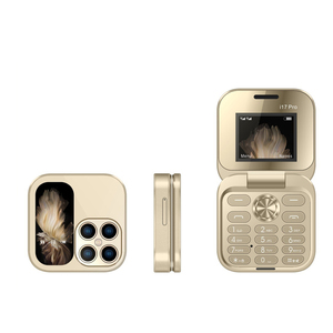 Hot Bán 2G GSM Mini Lật Bàn Phím Điện Thoại Phong Cách Sáng Tạo Lật Điện Thoại Nút Lớn Tính Năng Có Thể Gập Lại Điện Thoại Di Động - Product Image 4