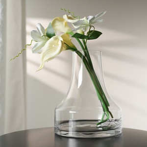 Moderno e semplice <span class=keywords><strong>vaso</strong></span> da tavolo <span class=keywords><strong>in</strong></span> vetro trasparente di fascia alta <span class=keywords><strong>in</strong></span> stile per decorazioni di nozze ristoranti camera da letto per <span class=keywords><strong>fiori</strong></span> - Product Image 2