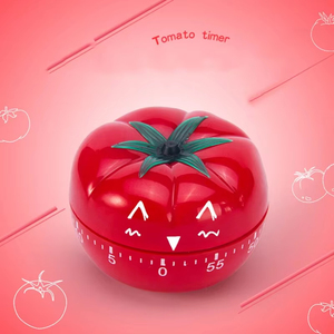 Temporizador de Cocina con Forma de Tomate Rojo, Lindos Gadgets Mecánicos para Recordatorios - Product Image 5