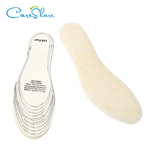 Semelles chaudes d'hiver en <span class=keywords><strong>laine</strong></span> pour femmes, 100% <span class=keywords><strong>laine</strong></span>, semelles intérieures de chaussures par insertion, vente en gros - Product Image 4