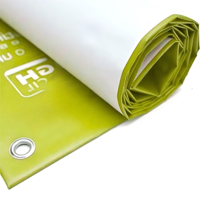 Lona de Vinilo Económica, Resistente al Agua y al Viento, con Ojales Metálicos, Resistente a los Arañazos, <span class=keywords><strong>para</strong></span> Anuncios de Alimentos Saludables - Product Image 2