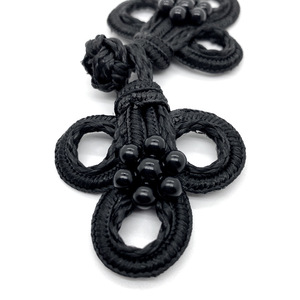 Benutzer definierte verschiedene Farbe chinesische geflochtene Frosch Verschluss knopf Nähen Craft Knot Cord Verschluss knöpfe für Kleidung - Product Image 4