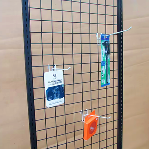 Tùy Chỉnh Cửa Hàng Treo Trường Hợp Điện Thoại Phụ Kiện Đồ Chơi Snack Thẻ Quà Tặng Kim Loại Dây Lưới Lưới Hiển Thị Giá Đứng Với Bánh Xe - Product Image 2