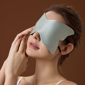 Maschera per gli occhi in seta di gelso 100% maschera per il sonno che blocca la pelle traspirante per gli uomini e le donne per le vacanze di pasqua di compleanno - Product Image 1