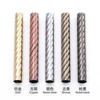 Tringle à rideaux pour fenêtres 19/28 mm, robuste, facile à installer, convient pour chambre, patio et extérieur, taille personnalisée