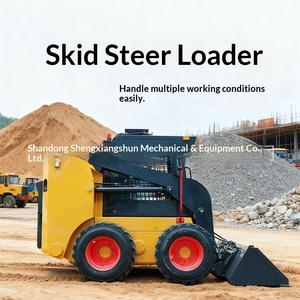 ผู้ผลิตเครื่องทำความสะอาดขยะก่อสร้างแบบล้อหน้าสำหรับรถตักล้อยาง สำหรับทำความสะอาดเศษหินและขยะ - Product Image 1