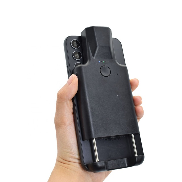 Long Distance 1D 2D Back Clip Phone Barcode Scanner Wireless for USB COM CMOS QR PDF417 Portable Handheld