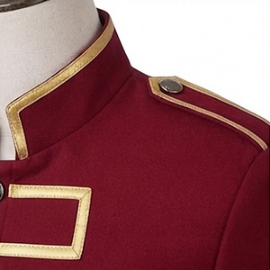 Veste d'uniforme d'hiver pour homme, style hussard, col montant, manches longues, imperméable, coupe-vent, pour performance scénique formelle - Product Image 5