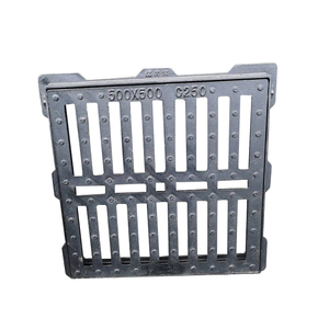 Couverture utilitaire Argelia Market <span class=keywords><strong>Grille</strong></span> de ravin carrée en fonte ductile pour système de drainage Sécurité routière - Product Image 2
