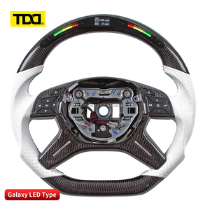 พวงมาลัยคาร์บอน TDD LED สำหรับรถเบนซ์ W213 W204 S500 S320 S300 E200 E300 E320 E350 E43 E63 E53 E500 Amg พวงมาลัยแบบมีไฟ LED - Product Image 2