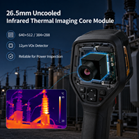 Module de caméra infrarouge thermique VOx non refroidi de 26,5 mm, 640x512 384x288 12 µm, pour l'inspection électrique