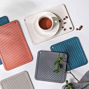 Yimei Silicone Hexagon Coaster Tpr Heat Insulation Mat Nordic Style Placemat Set For Tea Cup Kitchen Use - Product Image 3
