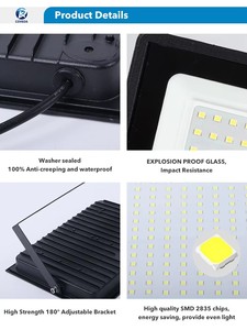 Hot bán Nhôm 20W 30W 50W 100W 150W 200W 300W dẫn lũ đèn sân vườn ngoài trời chiếu lũ đèn - Product Image 6