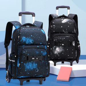 Mochila Escolar con <span class=keywords><strong>Ruedas</strong></span> (Dos/Seis <span class=keywords><strong>Ruedas</strong></span>), Gran Capacidad, Impermeable, para Estudiantes, Mochila Casual de Moda para Niños - Product Image 4