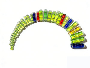 Livella a Bolla Cilindrica Mini 8x35mm, Alta Precisione, Colorata, Strumento di Misurazione Professionale - Product Image 5