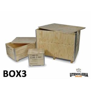 BARBERO PIETRO Folding <b>Wooden</b> Shipping <b>Crate</b>, 60x40x45cm, 200kg Capacity - Product Image 1