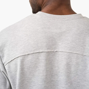Qualità Premium logo personalizzato O collo tinta unita maniche piegate 100% cotone <span class=keywords><strong>t</strong></span>-<span class=keywords><strong>shirt</strong></span> da uomo - Product Image 4