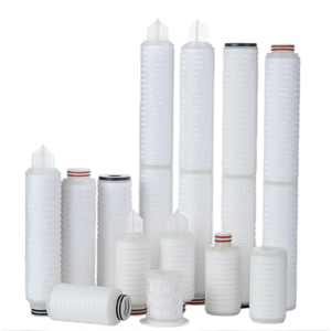 Vloeistoffen Steriele 0.2 Um Hydrofiele Ptfe Geplooide Filterpatroon Voor Sterke Alkali Chemische Industrie Filtratie - Product Image 4