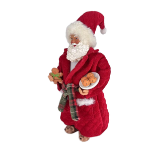 ของตกแต่งบ้านรูปซานตาคลอสถือธงชาติอเมริกัน ขนาด 30 ซม. ของตกแต่งคริสต์มาสเซรามิกทันสมัย ขายส่งจากโรงงาน - Product Image 6