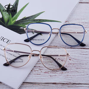 Montures de lunettes irrégulières FalaiEr C5 rose, monture complète, protection contre la lumière bleue pour femmes - Product Image 4